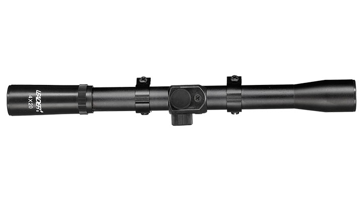 Leader 4x20 Duplex Zielfernrohr inkl. 11mm Ringe schwarz Bild 6