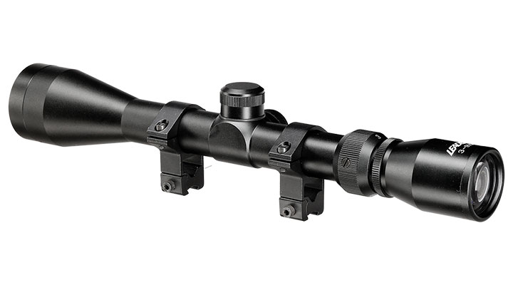 Leader 3-9x40 Duplex Zielfernrohr inkl. 11mm Ringe schwarz Bild 3