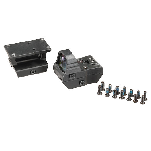 Firefield Ironclad Mini Reflex Sight F1 Red-Dot 3.6 MOA Single-Dot LPZ inkl. 20 - 22mm Low- / High-Mount schwarz