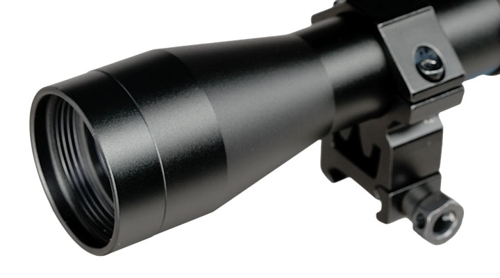 Delta Armory 4x32 Mil-Dot Zielfernrohr inkl. 20 - 22 mm Ringe schwarz Bild 8