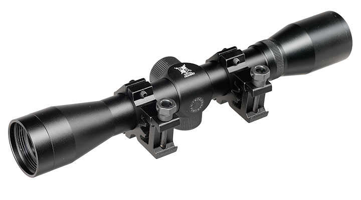 Delta Armory 4x32 Mil-Dot Zielfernrohr inkl. 20 - 22 mm Ringe schwarz Bild 9