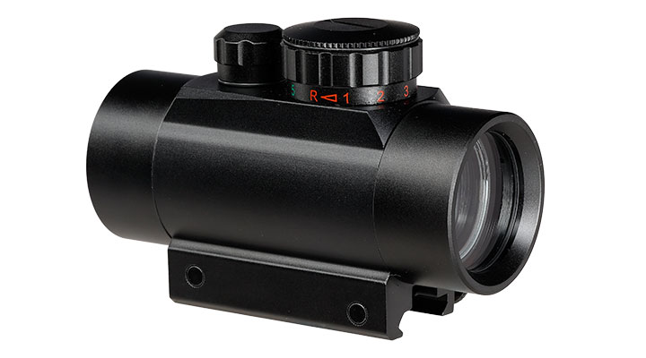 Delta Armory 1x30 Red- / Green-Dot Sight mit Metallgehuse inkl. 20 - 22 mm Halterung schwarz Bild 1