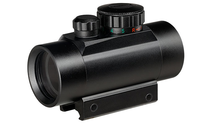 Delta Armory 1x30 Red- / Green-Dot Sight mit Metallgehuse inkl. 20 - 22 mm Halterung schwarz Bild 2