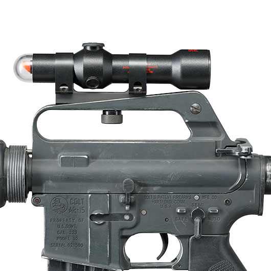Max Tactical Single Point Red-Dot Sight OEG MOA Vollmetall f. XM177 / CAR-15 Tragegriff schwarz Bild 10