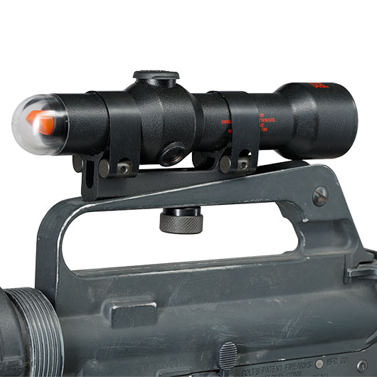 Max Tactical Single Point Red-Dot Sight OEG MOA Vollmetall f. XM177 / CAR-15 Tragegriff schwarz Bild 9