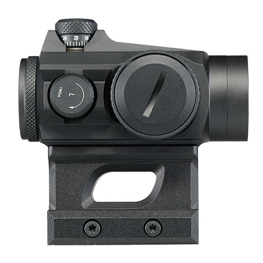 ASG / Strike Systems RDATS-01 Red-Dot mit 3 MOA Dot Absehen inkl. 20 - 22 mm Low u. High Mount schwarz Bild 5