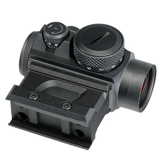 ASG / Strike Systems RDATS-01 Red-Dot mit 3 MOA Dot Absehen inkl. 20 - 22 mm Low u. High Mount schwarz Bild 8