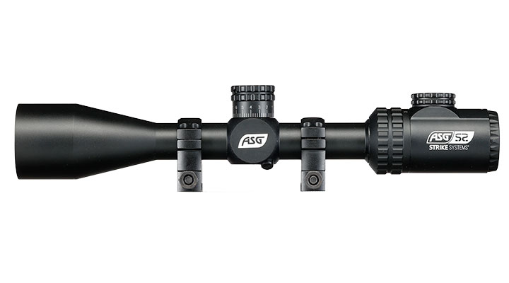 ASG / Strike Systems 3-12x44 HMTS-01 Zielfernrohr beleuchtet inkl. 20 - 22 mm Ringe schwarz Bild 5