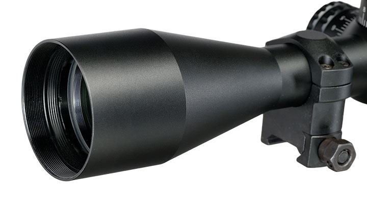 ASG / Strike Systems 3-12x44 HMTS-01 Zielfernrohr beleuchtet inkl. 20 - 22 mm Ringe schwarz Bild 9