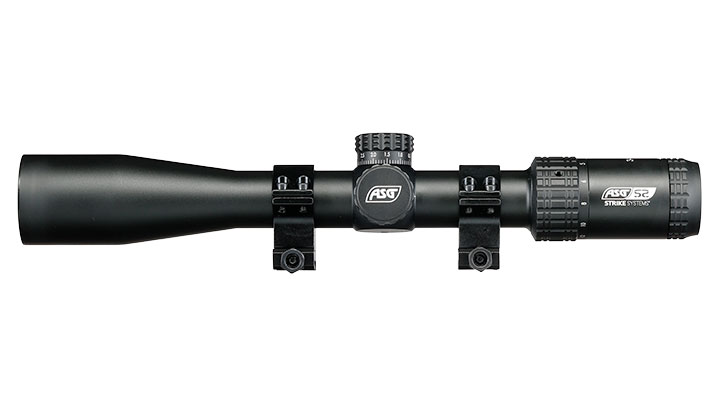 ASG / Strike Systems 3-12x40 HMTS-02 Zielfernrohr inkl. 20 - 22 mm Ringe schwarz Bild 4