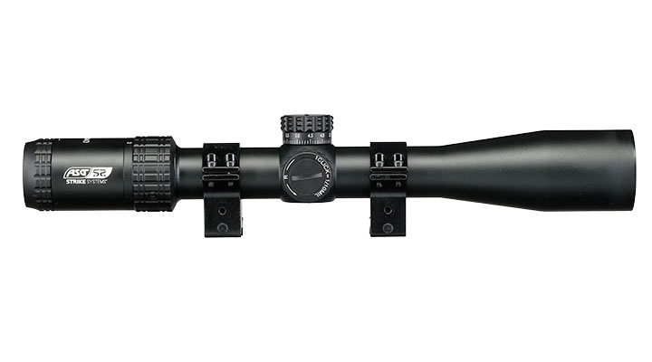 ASG / Strike Systems 3-12x40 HMTS-02 Zielfernrohr inkl. 20 - 22 mm Ringe schwarz Bild 5