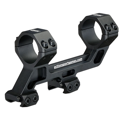 ASG / Strike Systems HOMS-01 Picatinny High-Profile Mount 50 mm Offset f. 30 mm Zielfernrohre schwarz
