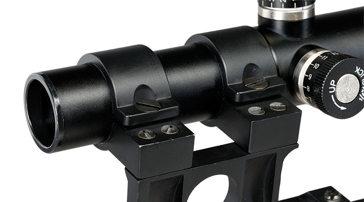 Double Bell PU-Scope Zielfernrohr Vollmetall 3,5x21 f. DB Mosin Nagant M1891/30 Gewehr schwarz Bild 6
