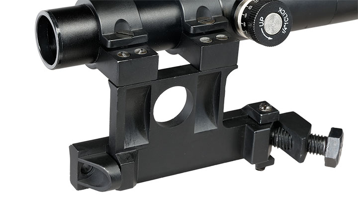 Double Bell PU-Scope Zielfernrohr Vollmetall 3,5x21 f. DB Mosin Nagant M1891/30 Gewehr schwarz Bild 8