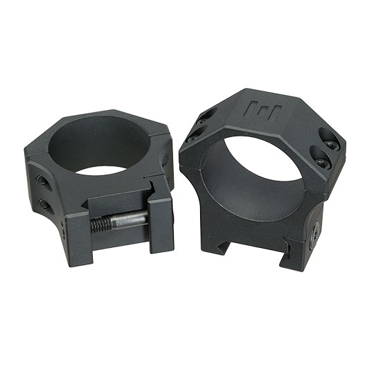 Element Optics XT Medium Profile Rings f�r 30 mm ZF f. 20 - 22 mm Picatinny-Schiene (2 St�ck) schwarz
