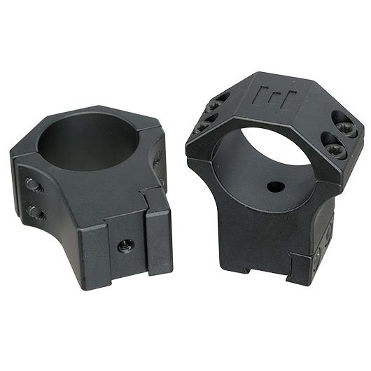 Element Optics XT High Profile Rings f�r 25,4 mm ZF f. 11 mm Prismenschiene (2 St�ck) schwarz