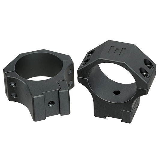 Element Optics XT Medium Profile Rings f�r 30 mm ZF f. 11 mm Prismenschiene (2 St�ck) schwarz