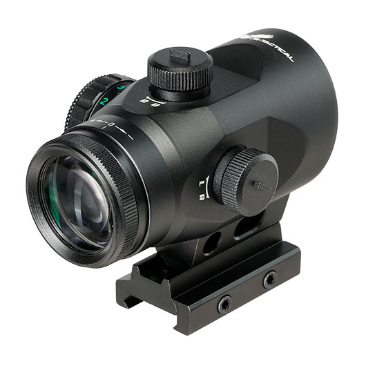 JS-Tactical 1x20 Prisma Sight mit Red- / Green-Circle-Dot inkl. 20 - 22 mm Halterung schwarz Bild 4