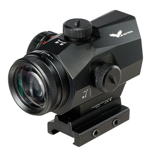 JS-Tactical 1X20S Prisma Sport Sight mit Red- / Green-Circle-Dot inkl. 20 - 22 mm Halterung schwarz Bild 4