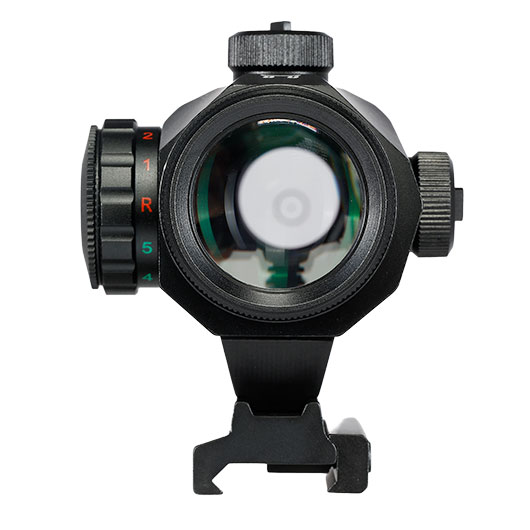 JS-Tactical 1X20S Prisma Sport Sight mit Red- / Green-Circle-Dot inkl. 20 - 22 mm Halterung schwarz Bild 7