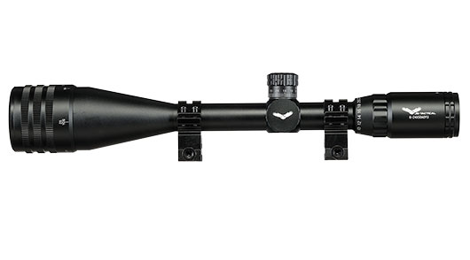 JS-Tactical 6-24x50 Rifle Scope Zielfernrohr beleuchtet inkl. 20 - 22 mm Montageringe schwarz Bild 3