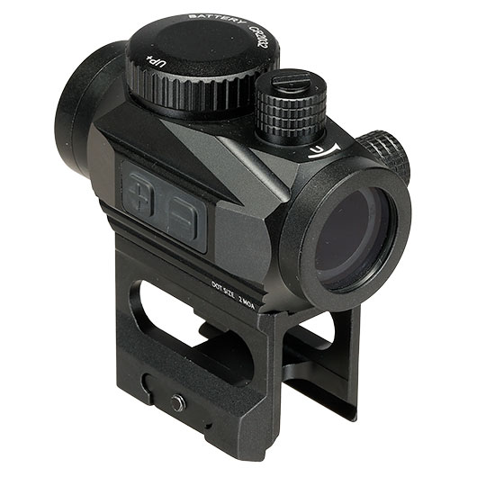 JS-Tactical BD03 Red-Dot Sight inkl. 20 - 22 mm Halterung / Scope Riser schwarz Bild 2
