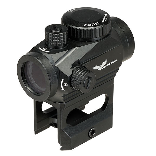 JS-Tactical BD03 Red-Dot Sight inkl. 20 - 22 mm Halterung / Scope Riser schwarz Bild 5
