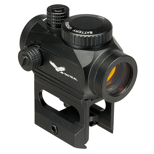 JS-Tactical BD03 Red-Dot Sight inkl. 20 - 22 mm Halterung / Scope Riser schwarz Bild 6