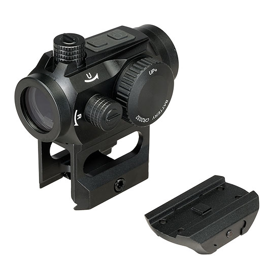 JS-Tactical BD04 Red-Dot Sight inkl. 20 - 22 mm Halterung / Scope Riser schwarz