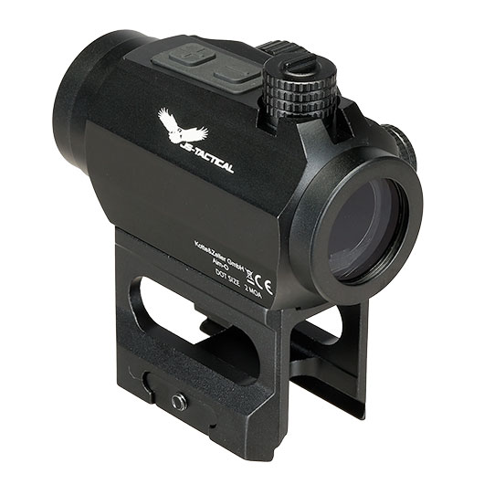 JS-Tactical BD04 Red-Dot Sight inkl. 20 - 22 mm Halterung / Scope Riser schwarz Bild 5