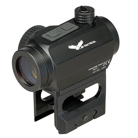 JS-Tactical BD04 Red-Dot Sight inkl. 20 - 22 mm Halterung / Scope Riser schwarz Bild 6