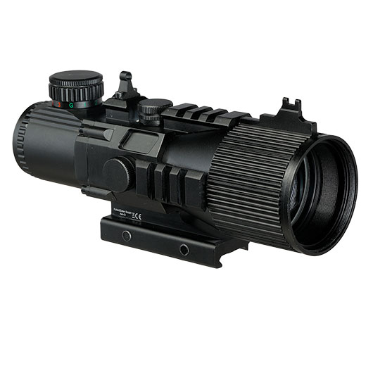 JS-Tactical 5x50mm Tac-Scope Zielfernrohr beleuchtet inkl. 20 - 22 mm Halterung schwarz Bild 6