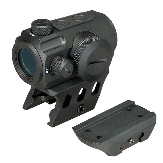 JS-Tactical R5A Red-Dot Sight inkl. 20 - 22 mm Halterung / Scope Riser schwarz