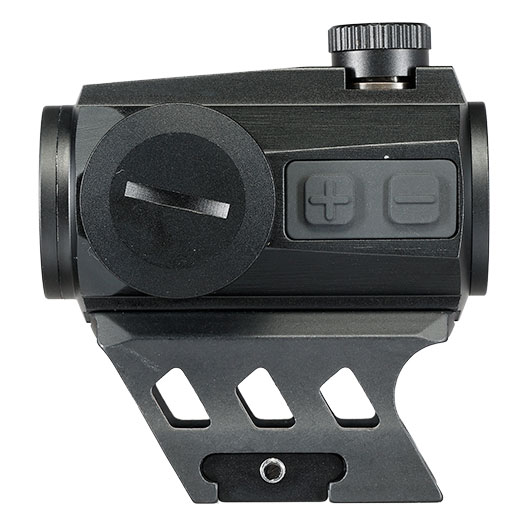 JS-Tactical R5T Red-Dot Solar Back-Up Sight inkl. 20 - 22 mm Halterung / Scope Riser schwarz Bild 3