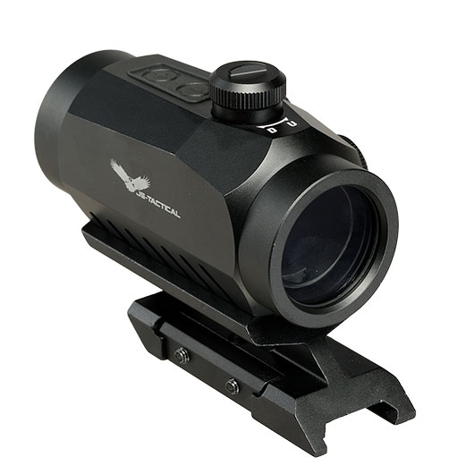 JS-Tactical R6 Red-Dot Sight inkl. 20 - 22 mm Halterung / Scope Riser schwarz Bild 6