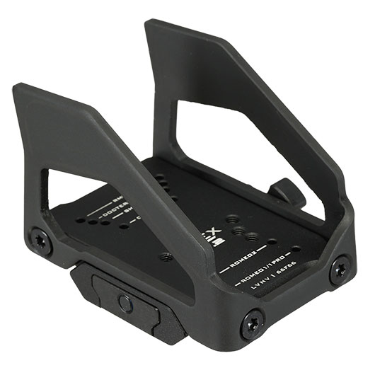 Strike Industries Aluminium / Stahl REX V2 Universal Reflex Exoskelett f. Reflex-Optiken f. 20 - 22mm Schienen schwarz Bild 3