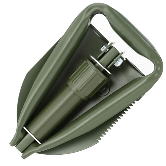 MFH Mini Klappspaten, 3-teilig  inkl. Nylontasche oliv Bild 3