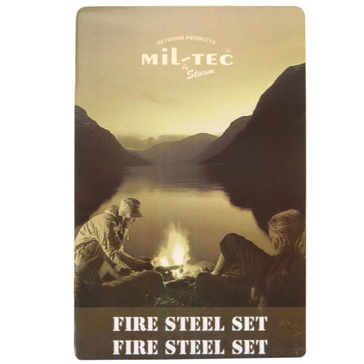 Mil-Tec Fire-Steel Set -Zndstein- in Metallbox Bild 1