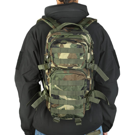 Mil-Tec Rucksack US Assault Pack I 20 Liter woodland Bild 9