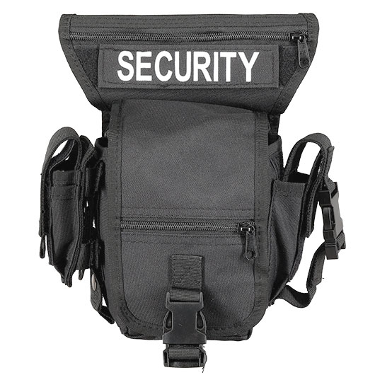MFH Multifunktionstasche Security Bein und Grtelholster taktische Universal Tasche mit vielen Fchern schwarz Bild 1