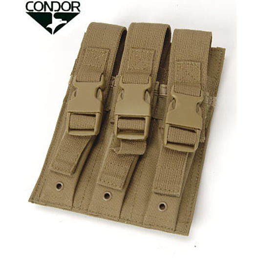 Condor MP5 Triple Magazintasche (3-fach) coyote