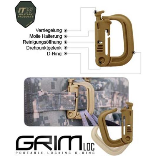 ITW Nexus Grimloc (Karabiner) foliage grn Bild 1