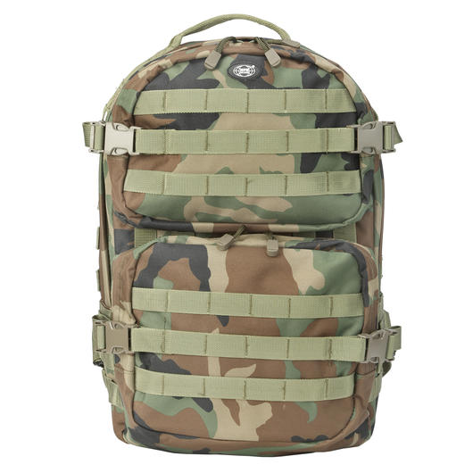 Rucksack US Assault II woodland Bild 6