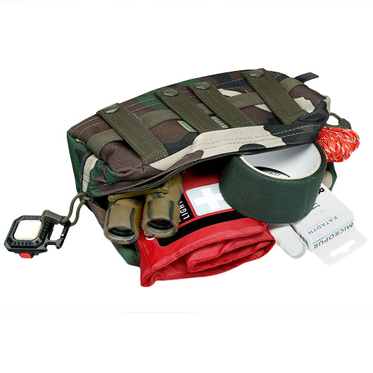 Mehrzwecktasche Molle gro�, woodland Bild 7