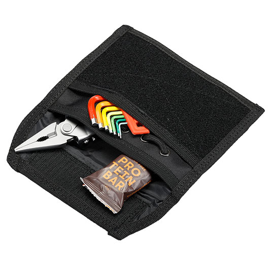 MFH Brusttasche mit Klett und Molle-Befestigungssytem schwarz Bild 7
