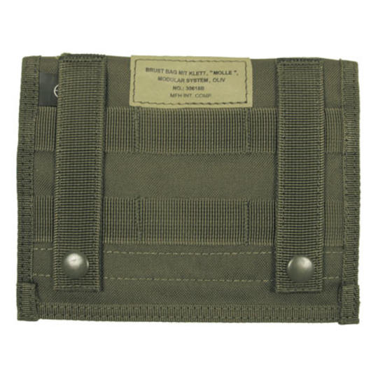 MFH Brusttasche mit Klett und Molle-Befestigungssytem oliv Bild 1