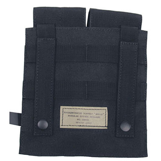 Magazintasche 2-fach Molle, schwarz Bild 1
