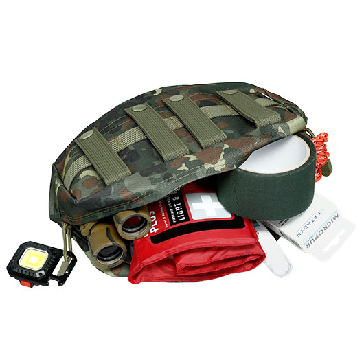 Mehrzwecktasche Molle gro�, flecktarn Bild 7