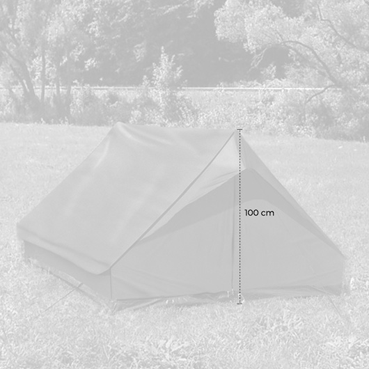 Mil-Tec Zelt Mini Pack Standard fr 2 Personen oliv Bild 2