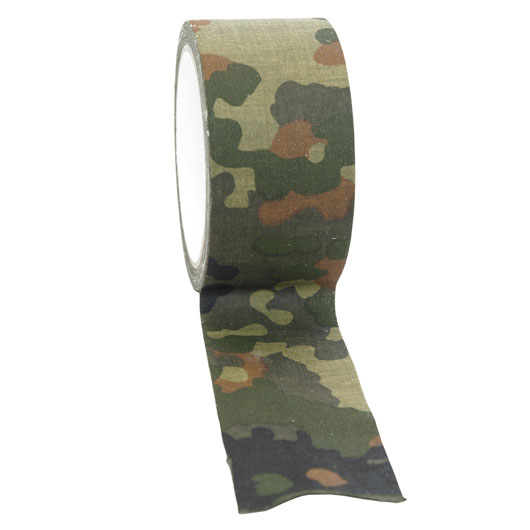 Klebeband  5cm x 10 m, flecktarn reifest